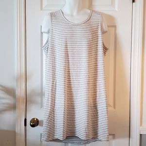 Plus Size Casual Striped Dress
